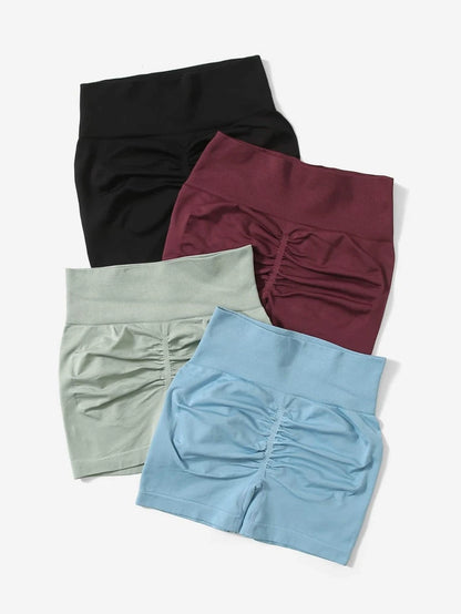 Shorts deportivos inconsútil con estiramiento alto (Estilo 1)